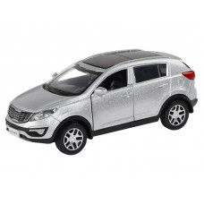 Машина "АВТОПАНОРАМА" KIA SPORTAGE R, серебряный, 1/39, инерция, в/к 17,5*12,5*6,5 см