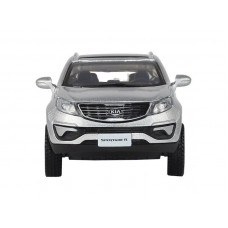 Машина "АВТОПАНОРАМА" KIA SPORTAGE R, серебряный, 1/39, инерция, в/к 17,5*12,5*6,5 см
