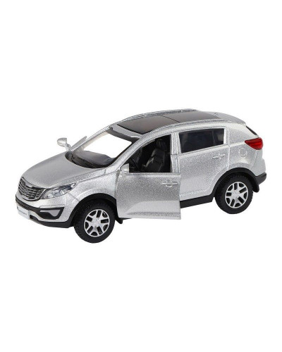 Машина "АВТОПАНОРАМА" KIA SPORTAGE R, серебряный, 1/39, инерция, в/к 17,5*12,5*6,5 см