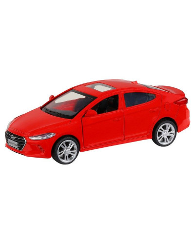Машина "АВТОПАНОРАМА" HYUNDAI ELANTRA, красный, 1/40, инерция, в/к 17,5*12,5*6,5 см