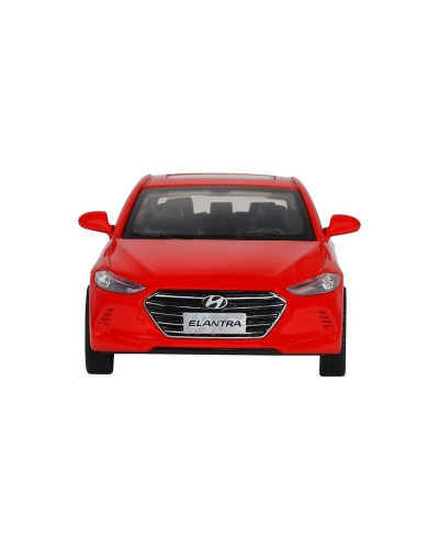 Машина "АВТОПАНОРАМА" HYUNDAI ELANTRA, красный, 1/40, инерция, в/к 17,5*12,5*6,5 см