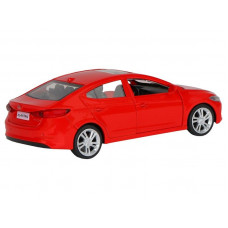 Машина "АВТОПАНОРАМА" HYUNDAI ELANTRA, красный, 1/40, инерция, в/к 17,5*12,5*6,5 см