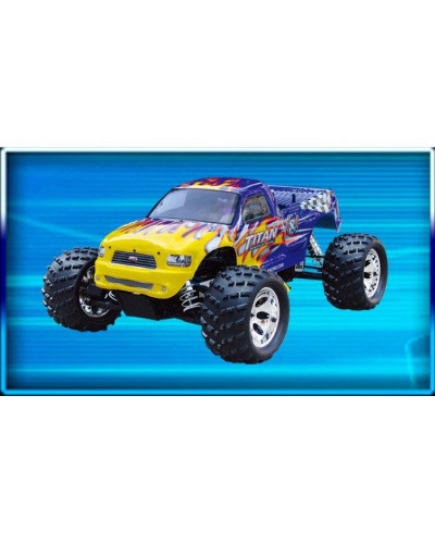 Кузов для 1/5, 28СС, 4WD, желто-голубой