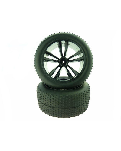 Колеса в сборе для автомоделей Himoto E10XT, E10XTL