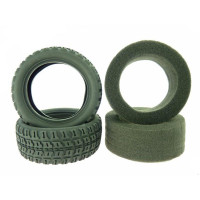 Передние шины со вставками для моделей Himoto E10SC, E10SCL комплект