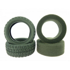 Передние шины со вставками для моделей Himoto E10SC, E10SCL комплект