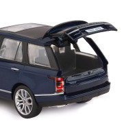 Машина "АВТОПАНОРАМА" Range Rover, синий металлик, 1/26, свет, звук, в/к 24,5*12,5*10,5 см