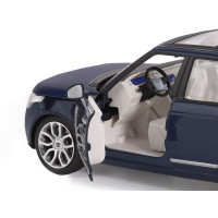 Машина "АВТОПАНОРАМА" Range Rover, синий металлик, 1/26, свет, звук, в/к 24,5*12,5*10,5 см