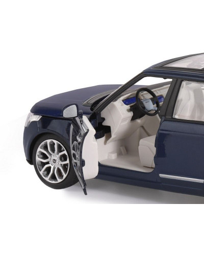 Машина "АВТОПАНОРАМА" Range Rover, синий металлик, 1/26, свет, звук, в/к 24,5*12,5*10,5 см