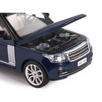 Машина "АВТОПАНОРАМА" Range Rover, синий металлик, 1/26, свет, звук, в/к 24,5*12,5*10,5 см
