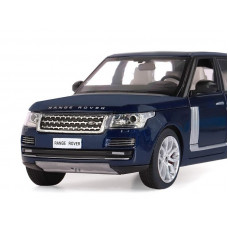 Машина "АВТОПАНОРАМА" Range Rover, синий металлик, 1/26, свет, звук, в/к 24,5*12,5*10,5 см
