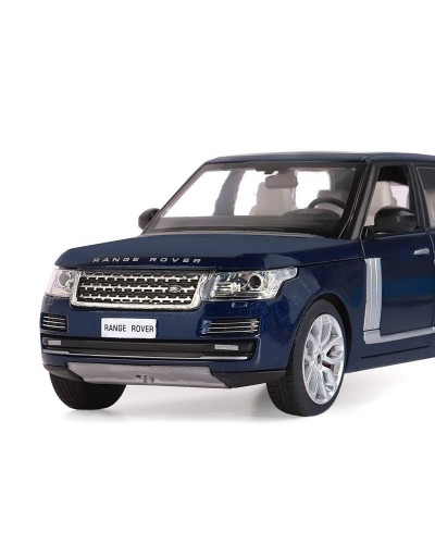Машина "АВТОПАНОРАМА" Range Rover, синий металлик, 1/26, свет, звук, в/к 24,5*12,5*10,5 см