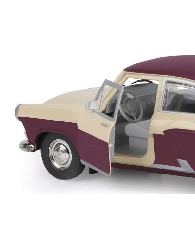 Машина "АВТОПАНОРАМА" Волга ГАЗ-21 "Двухцветная", бежево-коричневый, 1/24, в/к 26*12*11 см