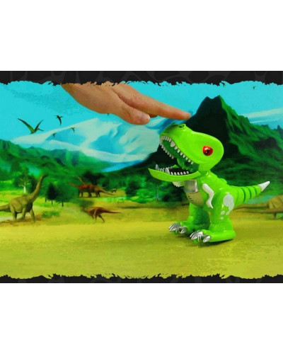 Р/У динозаврик  Feilun, звук, свет, сенсор