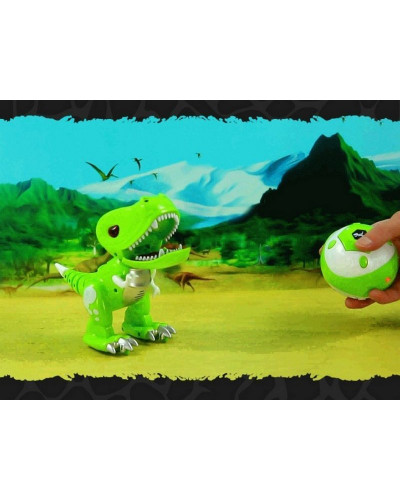 Р/У динозаврик  Feilun, звук, свет, сенсор