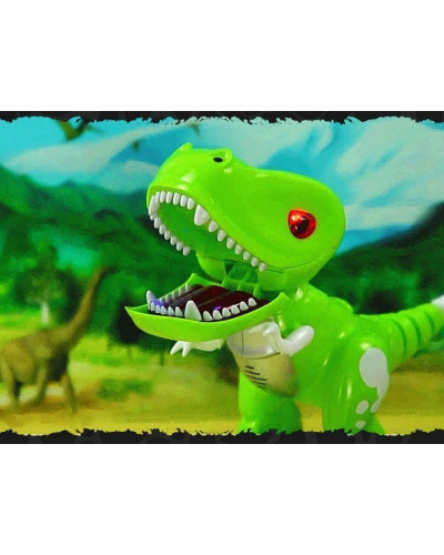 Р/У динозаврик  Feilun, звук, свет, сенсор