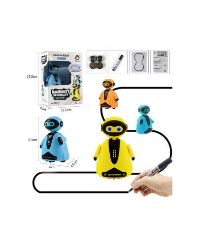 Робот HappyCow 777-631, сенсор, движется по линии