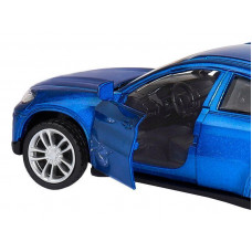Машина "АВТОПАНОРАМА" BMW X6, 1/43, синий, инерция, откр. двери, в/к 17,5*12,5*6,5 см