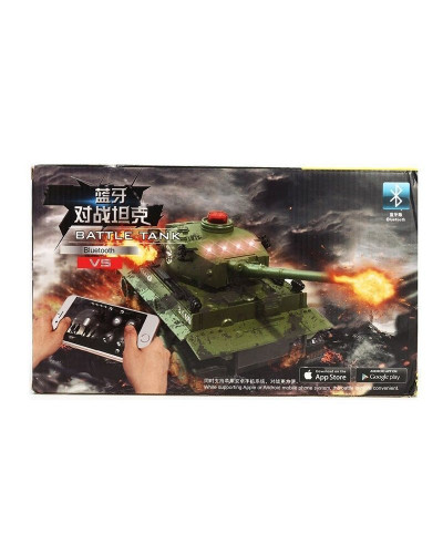 Р/У танк Huan Qi 1/32 Tiger, управление через Bluetooth, (для ИК танкового боя)