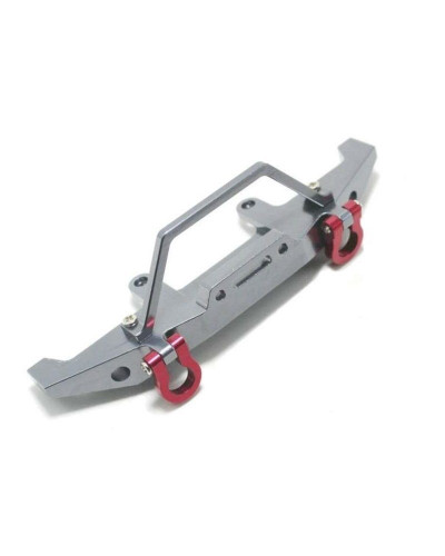 Бампер передний металлический WPL с 2-мя красными сцепными проушинами для B14,B16