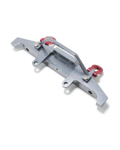 Бампер передний металлический WPL с 2-мя красными сцепными проушинами для B14,B16