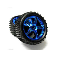 Комплект задних колес, хром (06024шт.B+06025) 2шт.