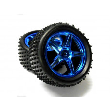 Комплект задних колес, хром (06024шт.B+06025) 2шт.