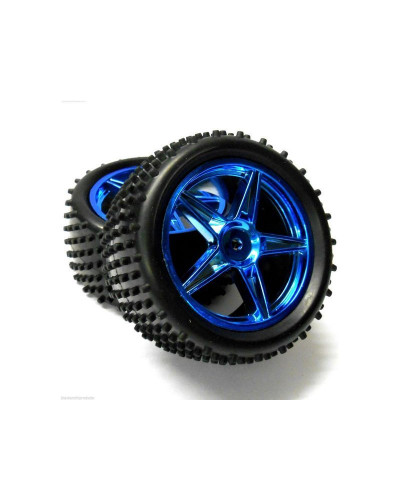 Комплект задних колес, хром (06024шт.B+06025) 2шт.