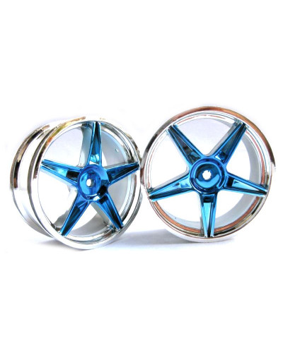 Комплект задних колес, хром (06024шт.B+06025) 2шт.