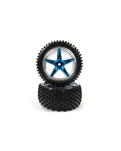 Комплект задних колес, хром (06024шт.B+06025) 2шт.