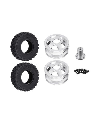 Заднее колесо WPL металллический диск, сдвоенное, KIT