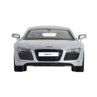 Машина "АВТОПАНОРАМА" Audi R8 GT, серебро, 1/43, инерция, в/к 17,5*12,5*6,5 см