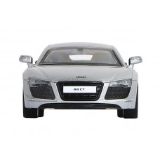 Машина "АВТОПАНОРАМА" Audi R8 GT, серебро, 1/43, инерция, в/к 17,5*12,5*6,5 см