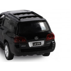 Машина "АВТОПАНОРАМА" Lexus LX570, черный, 1/43, инерция, в/к 17,5*12,5*6,5 см