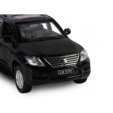 Машина "АВТОПАНОРАМА" Lexus LX570, черный, 1/43, инерция, в/к 17,5*12,5*6,5 см