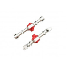 Металлические корпуса переднего и заднего мостов MN MODEL для моделей MN-90, MN-91 (серебристый)