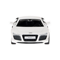 Машина "АВТОПАНОРАМА" Audi R8 GT, белый металлик, 1/43, инерция, в/к 17,5*12,5*6,5 см