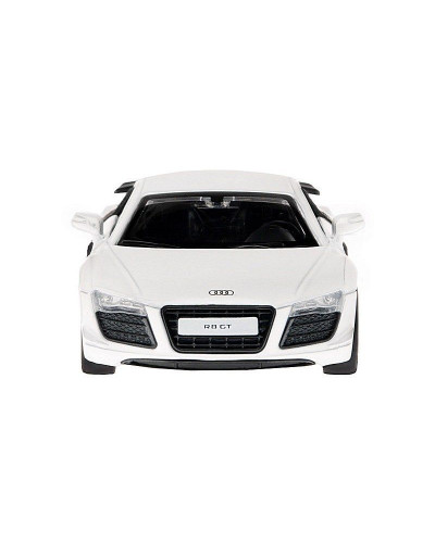 Машина "АВТОПАНОРАМА" Audi R8 GT, белый металлик, 1/43, инерция, в/к 17,5*12,5*6,5 см