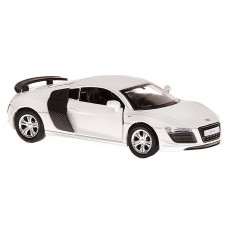 Машина "АВТОПАНОРАМА" Audi R8 GT, белый металлик, 1/43, инерция, в/к 17,5*12,5*6,5 см