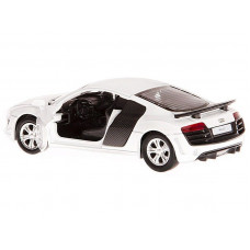 Машина "АВТОПАНОРАМА" Audi R8 GT, белый металлик, 1/43, инерция, в/к 17,5*12,5*6,5 см
