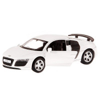 Машина "АВТОПАНОРАМА" Audi R8 GT, белый металлик, 1/43, инерция, в/к 17,5*12,5*6,5 см