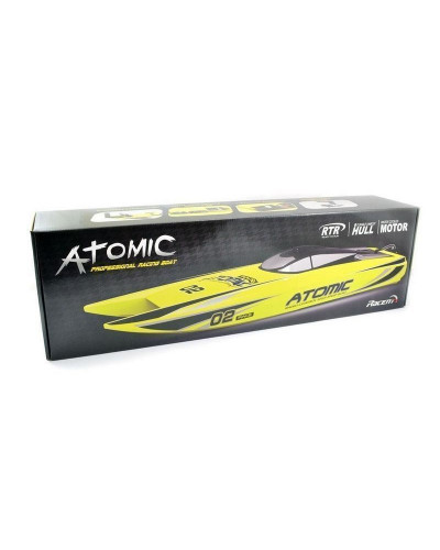 Радиоуправляемый катамаран Volantex RC ATOMIC 700 желтый Brushless 2.4G LiPo RTR