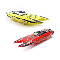 Радиоуправляемый катамаран Volantex RC ATOMIC 700 желтый Brushless 2.4G LiPo RTR