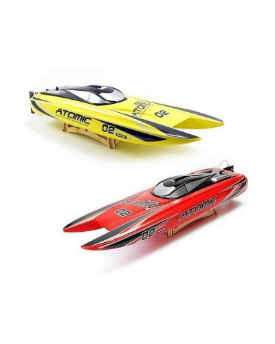 Радиоуправляемый катамаран Volantex RC ATOMIC 700 желтый Brushless 2.4G LiPo RTR