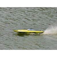 Радиоуправляемый катамаран Volantex RC ATOMIC 700 желтый Brushless 2.4G LiPo RTR