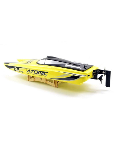 Радиоуправляемый катамаран Volantex RC ATOMIC 700 желтый Brushless 2.4G LiPo RTR