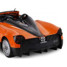 Машина "АВТОПАНОРАМА" Pagani Huayra Roadster, оранжевый, 1/24, свет, звук, в/к 24,5*12,5*10,5 см
