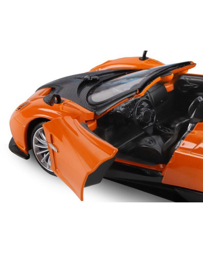Машина "АВТОПАНОРАМА" Pagani Huayra Roadster, оранжевый, 1/24, свет, звук, в/к 24,5*12,5*10,5 см
