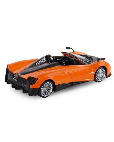 Машина "АВТОПАНОРАМА" Pagani Huayra Roadster, оранжевый, 1/24, свет, звук, в/к 24,5*12,5*10,5 см