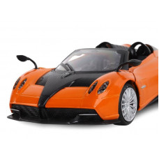 Машина "АВТОПАНОРАМА" Pagani Huayra Roadster, оранжевый, 1/24, свет, звук, в/к 24,5*12,5*10,5 см